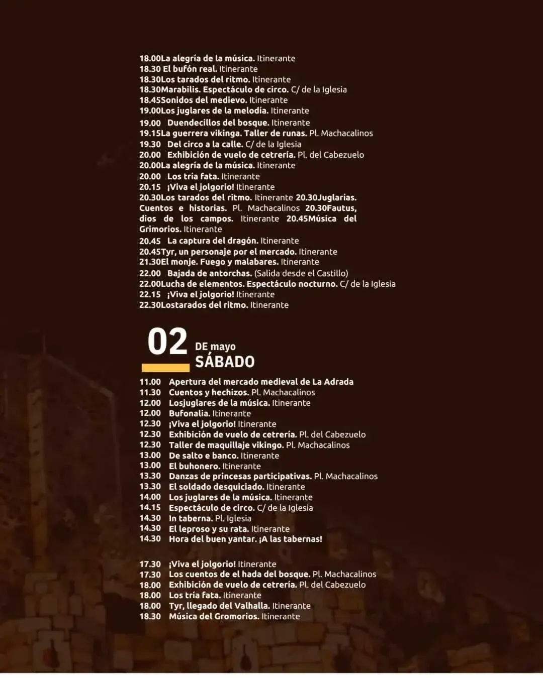 XXIV Mercado Medieval de La Adrada (Ávila) 2026