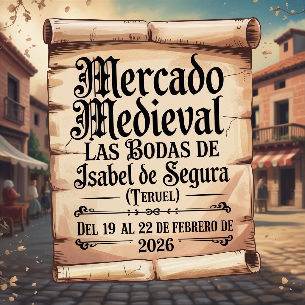Mercado Medieval de “Las Bodas de Isabel de Segura” en Teruel 2026