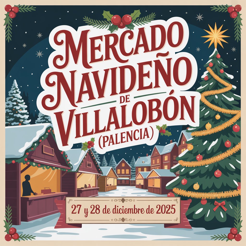 Mercado Navideño de Villalobón (Palencia) 2025