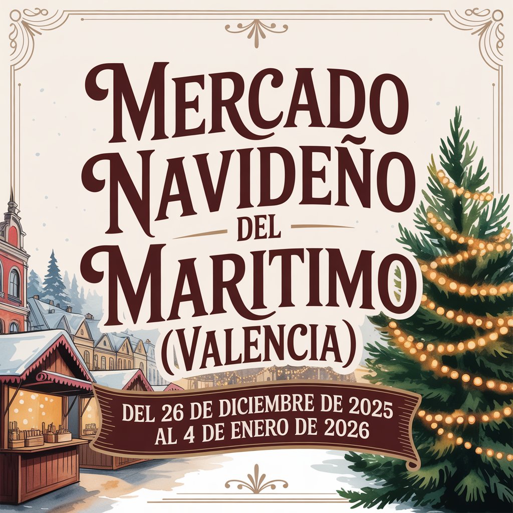 Mercado Navideño del Marítimo (Valencia) 2025
