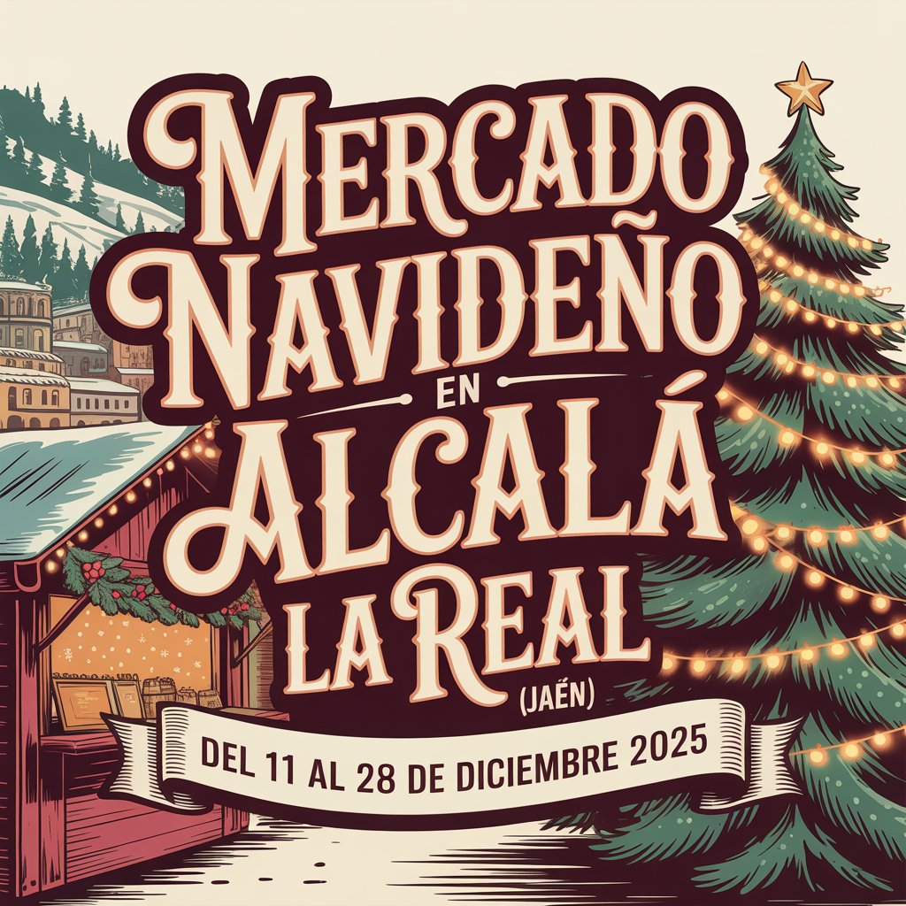 Mercado Navideño en Alcalá la Real (Jaén) 2025