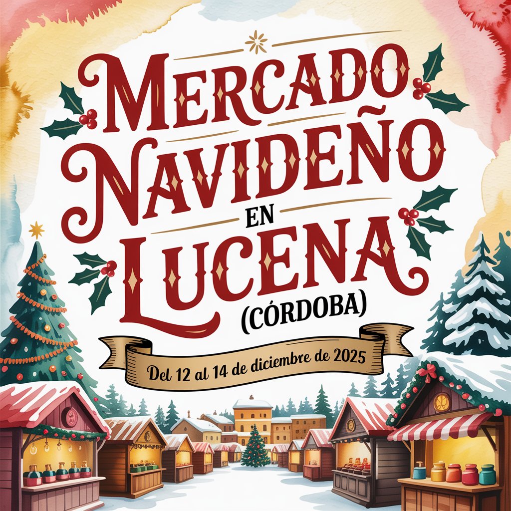 Mercado Navideño en Lucena (Córdoba) 2025