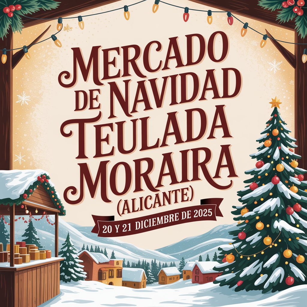 Mercado de Navidad de Teulada Moraira (Alicante) 2025