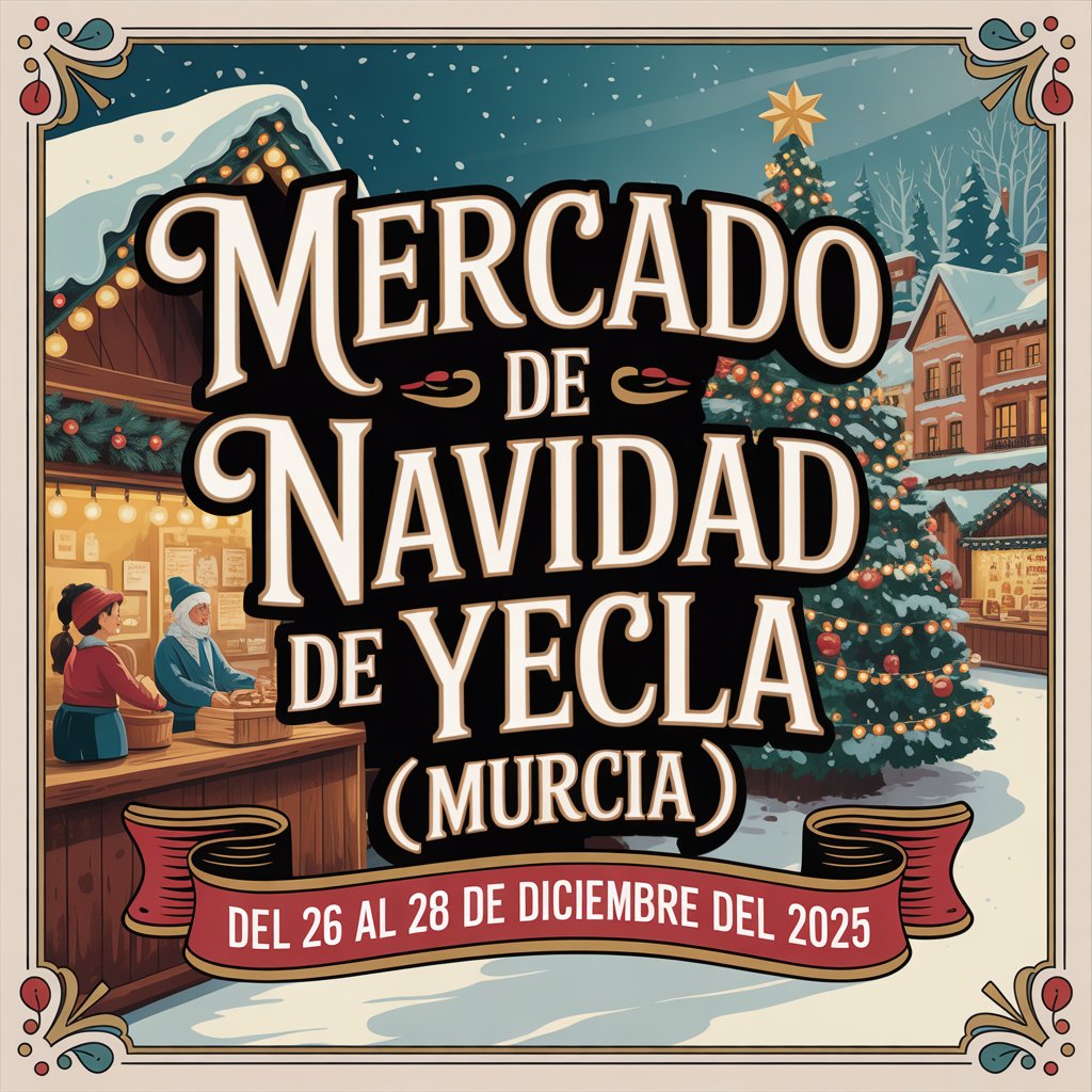 Mercado de Navidad de Yecla (Murcia) 2025