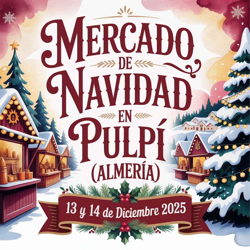 Mercado de Navidad en Pulpí (Almería) 2025