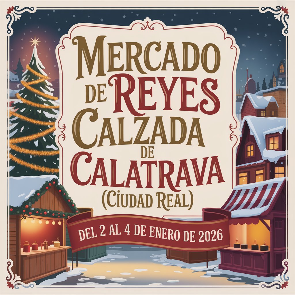 Mercado de Reyes Calzada de Calatrava (Ciudad Real) 2026