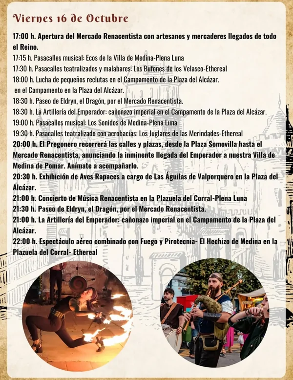 XXVI Mercado Renacentista de Medina de Pomar (Burgos) 2026