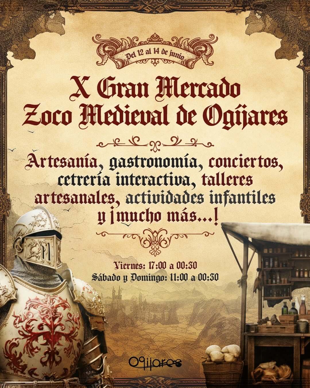 X Mercado Medieval de Ogíjares (Granada) 2026