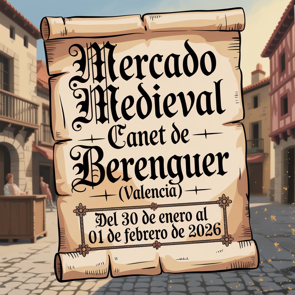 Mercado Medieval en Canet de Berenguer (Valencia) 2026