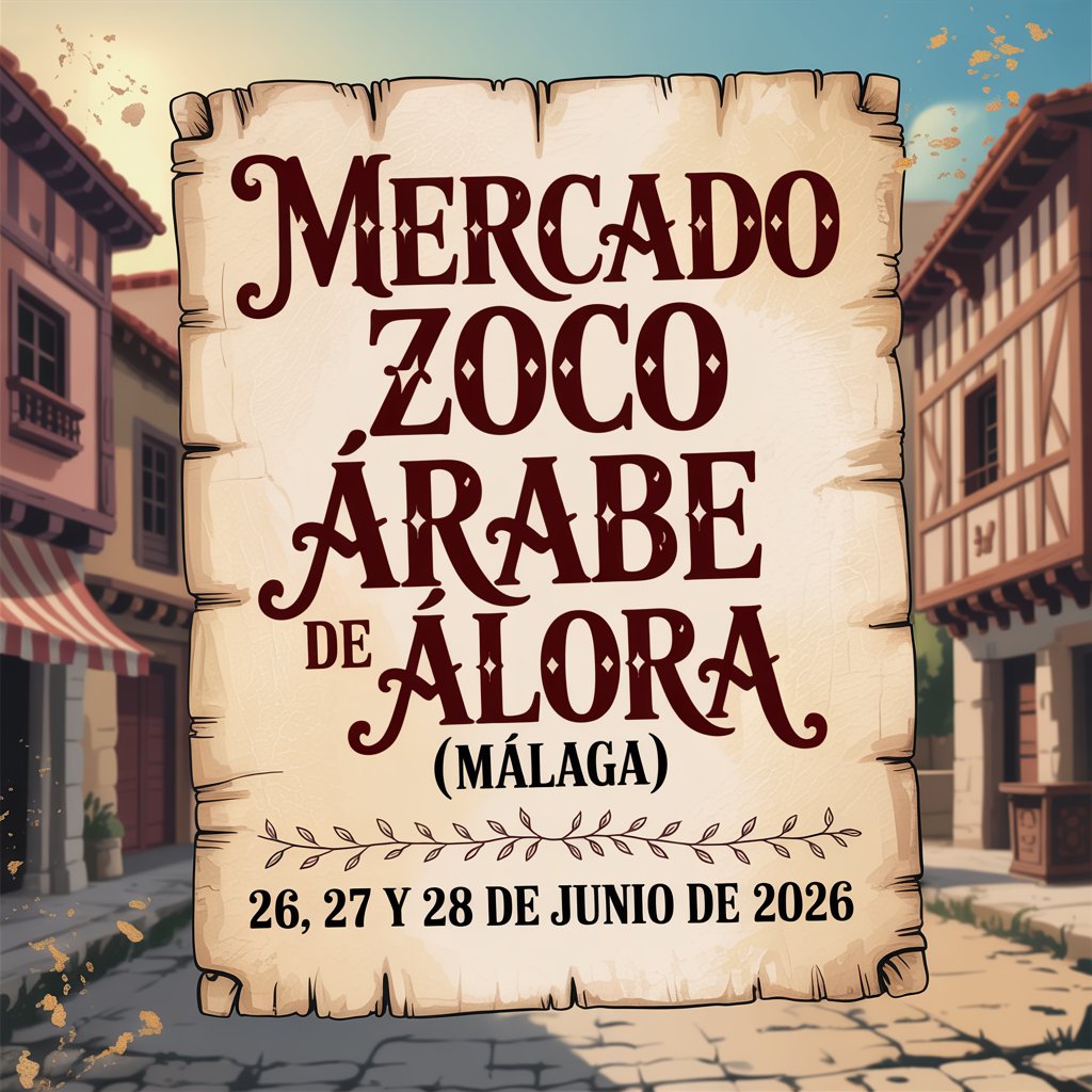 Mercado Zoco Árabe de Álora (Málaga) 2026