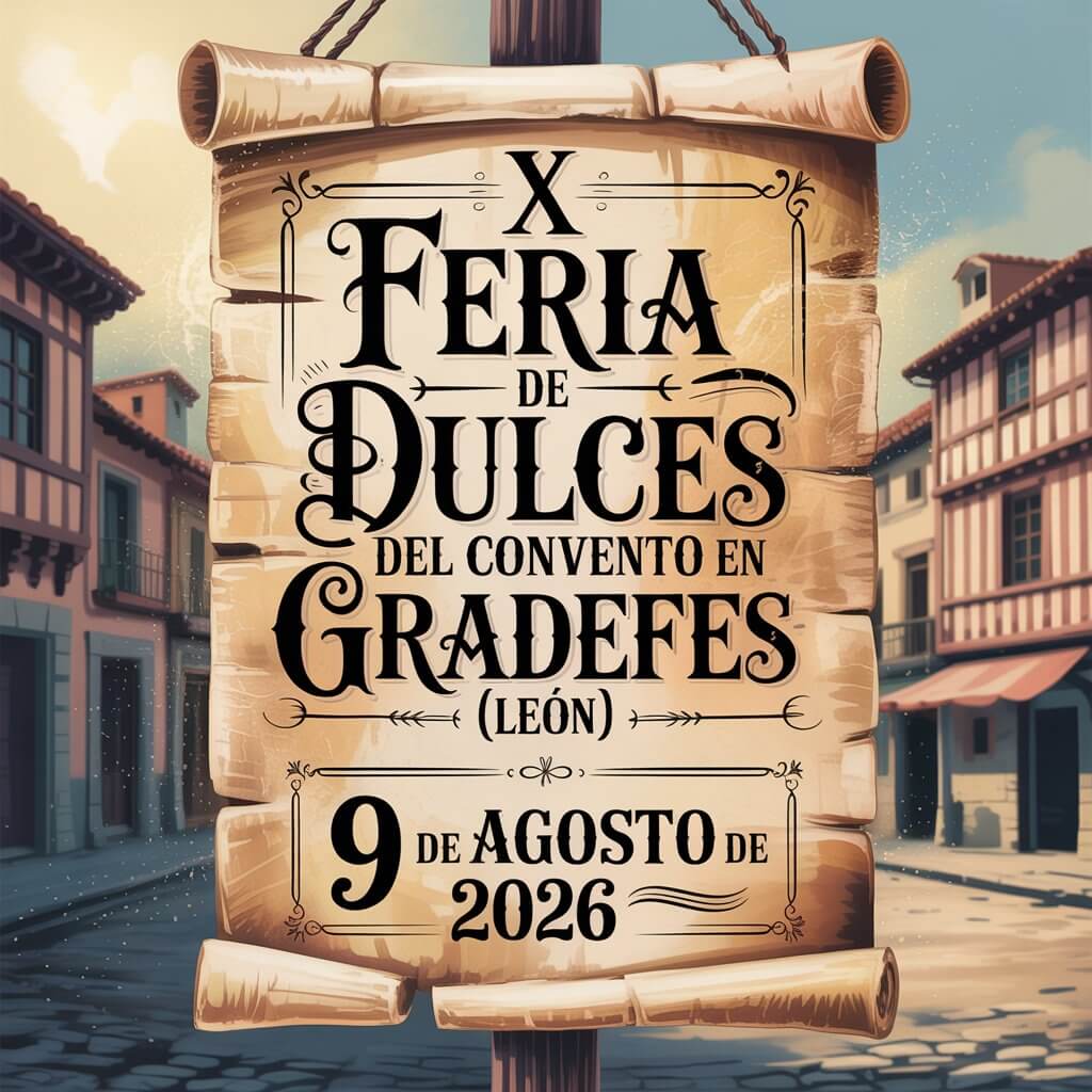 X Feria de Dulces del Convento en Gradefes (León) 2026