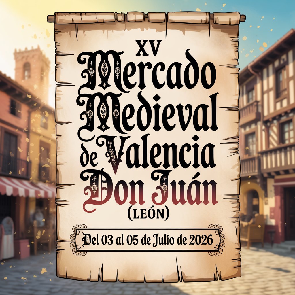XV Mercado Medieval de Valencia de Don Juan (León) 2026