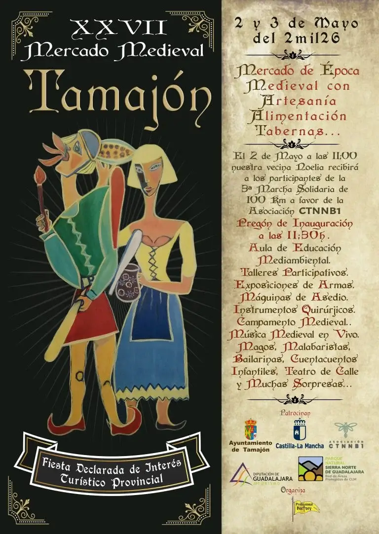 XXVII Mercado Medieval de Tamajón (Guadalajara) 2026