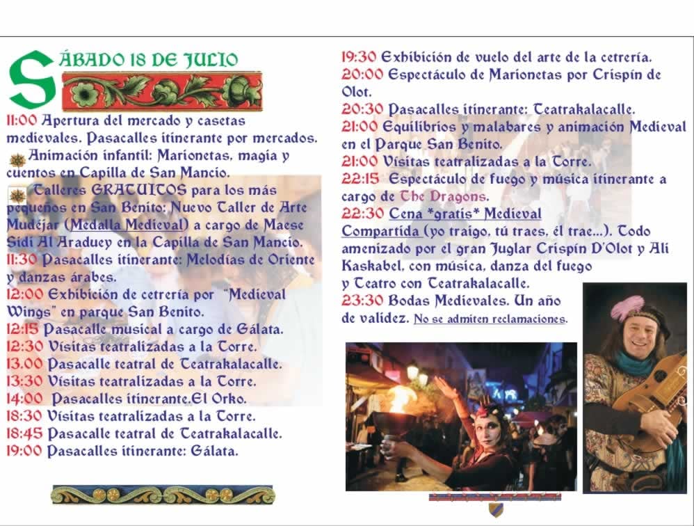 XXIV Mercado Medieval Encuentro de Juglares en Sahagún (León) 2026