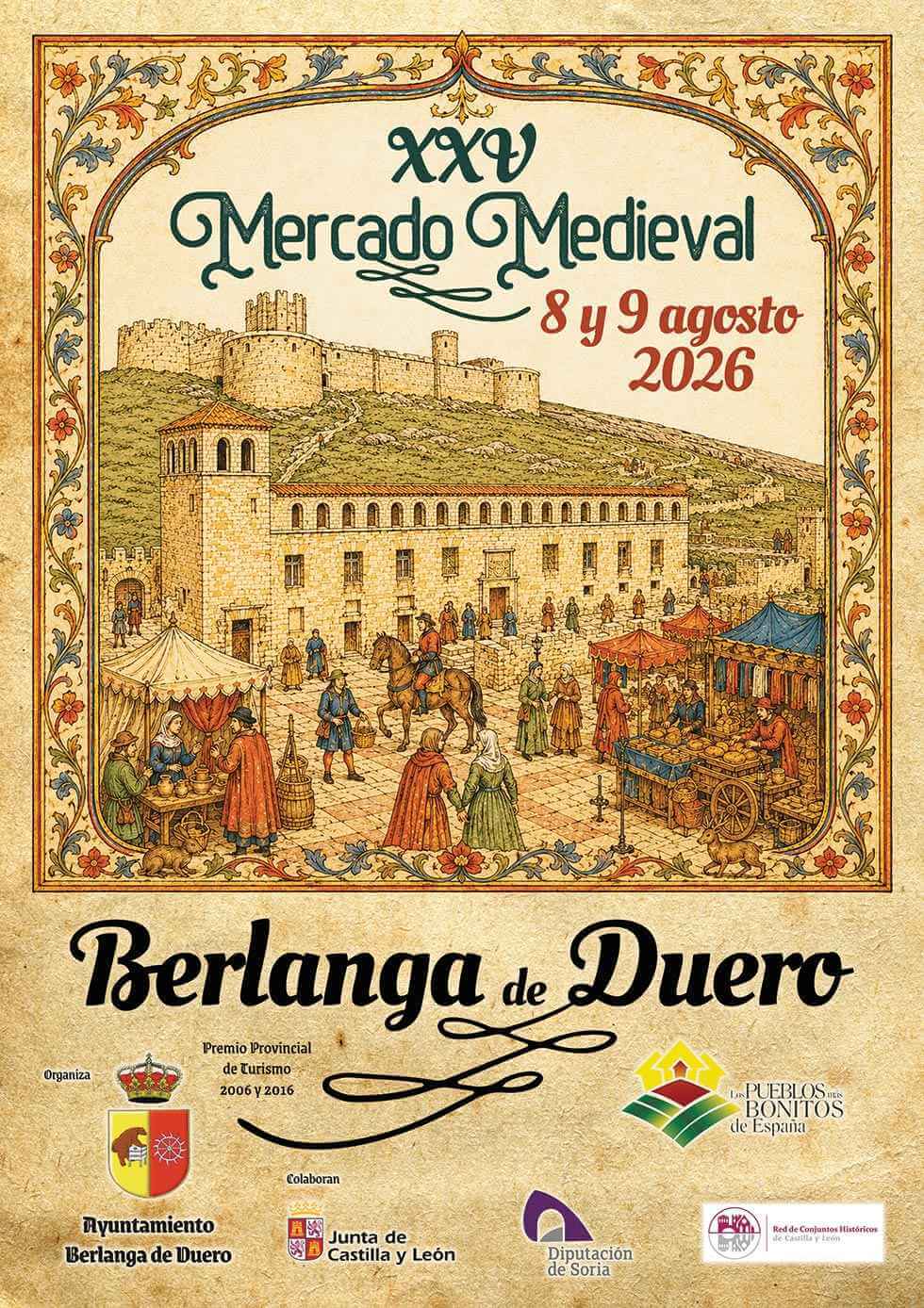 XXV Mercado Medieval de Berlanga de Duero (Soria) 2026