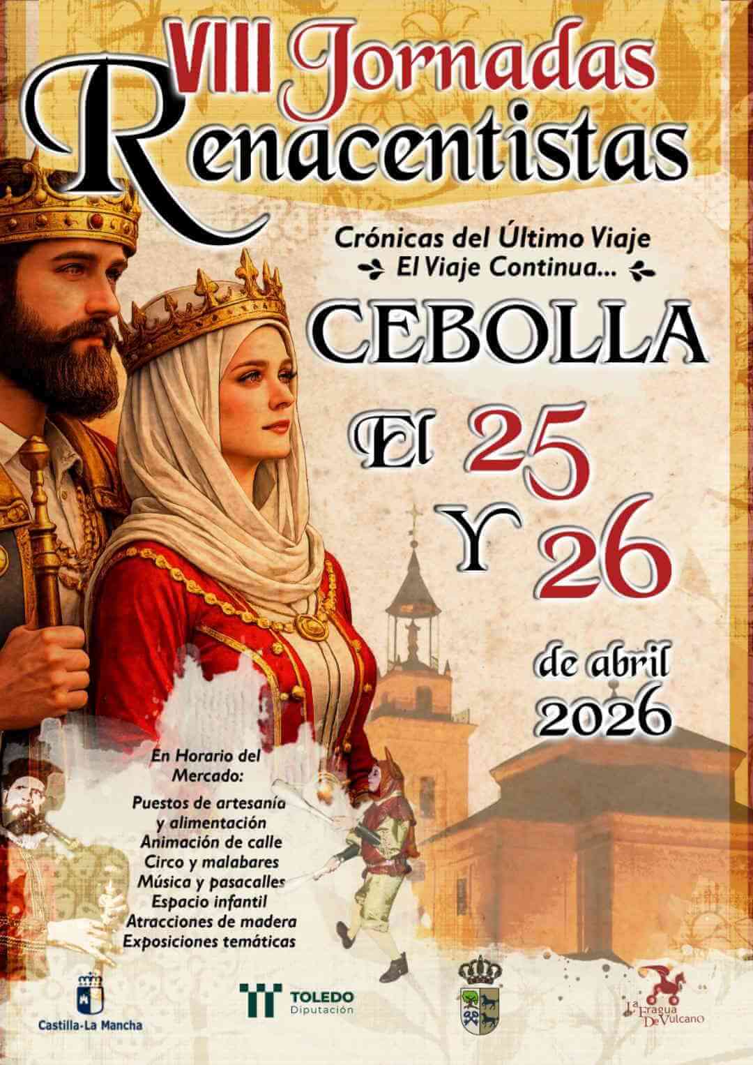 VIII Jornadas Renacentistas en Cebolla (Toledo) 2026