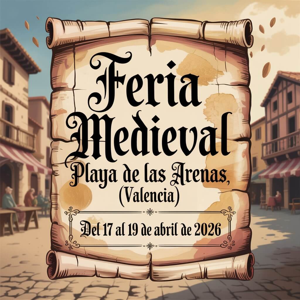 Feria Medieval en La Playa de Las Arenas (Valencia) 2026