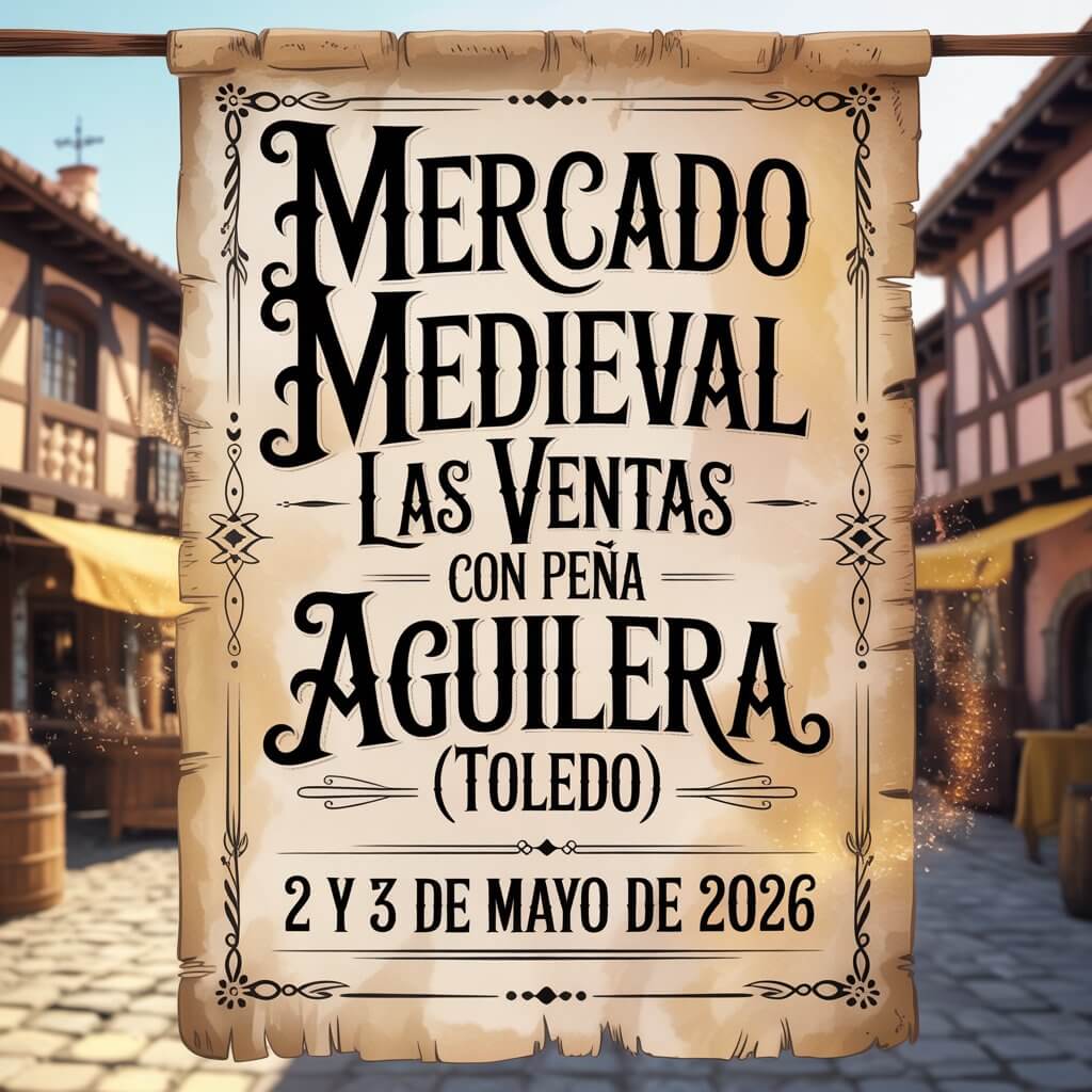 Mercado Medieval de Las Ventas con Peña Aguilera (Toledo) 2026