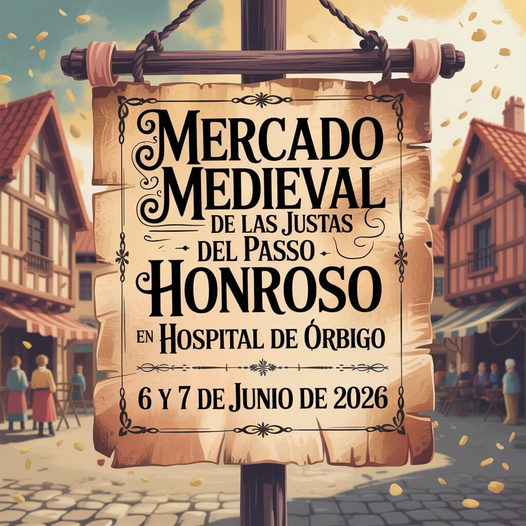 Mercado Medieval de las Justas del Passo Honroso en Hospital de Órbigo (León) 2026
