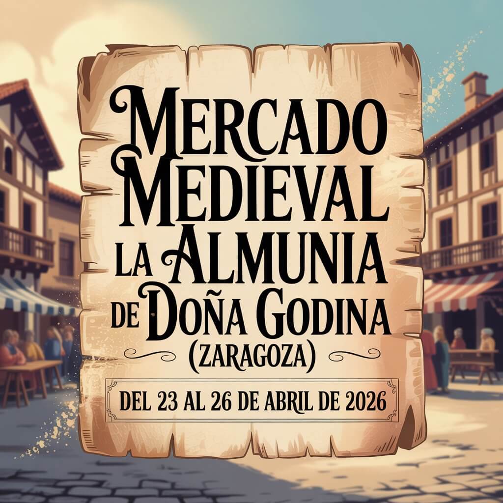 Mercado Medieval en La Almunia de Doña Godina (Zaragoza) 2026