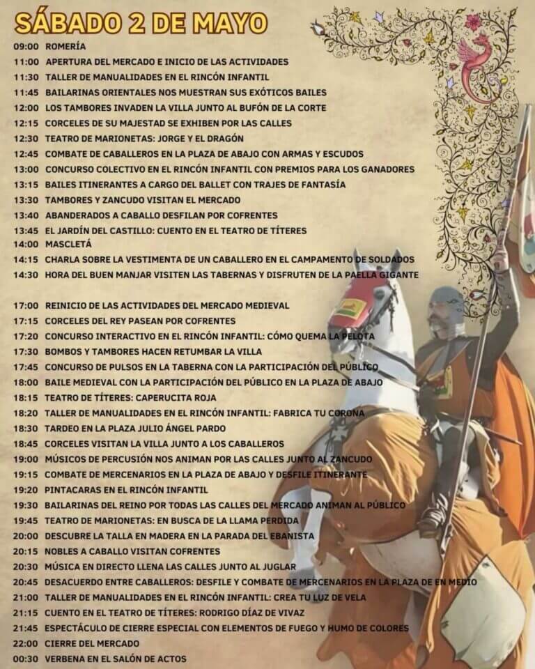 Mercado Medieval en Cofrentes (Valencia) 2026