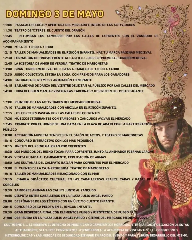 Mercado Medieval en Cofrentes (Valencia) 2026