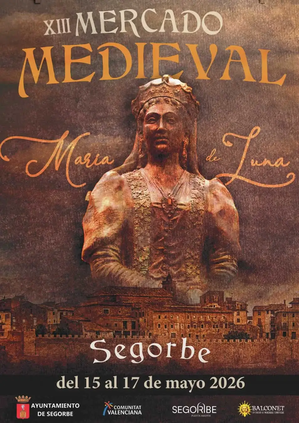 Mercado Medieval María de Luna en Segorbe (Castellón) 2026