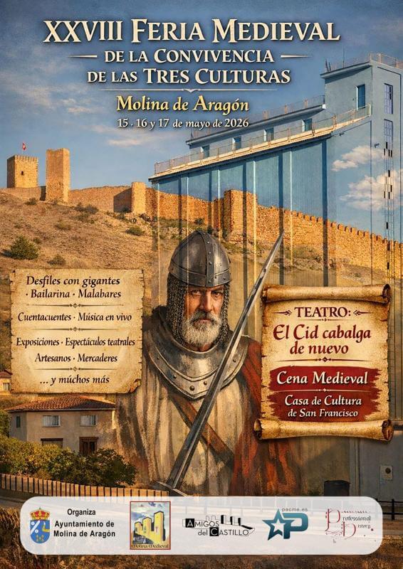 XXVIII Feria Medieval de la Convivencia de las Tres Culturas en Molina de Aragón (Guadalajara) 2026