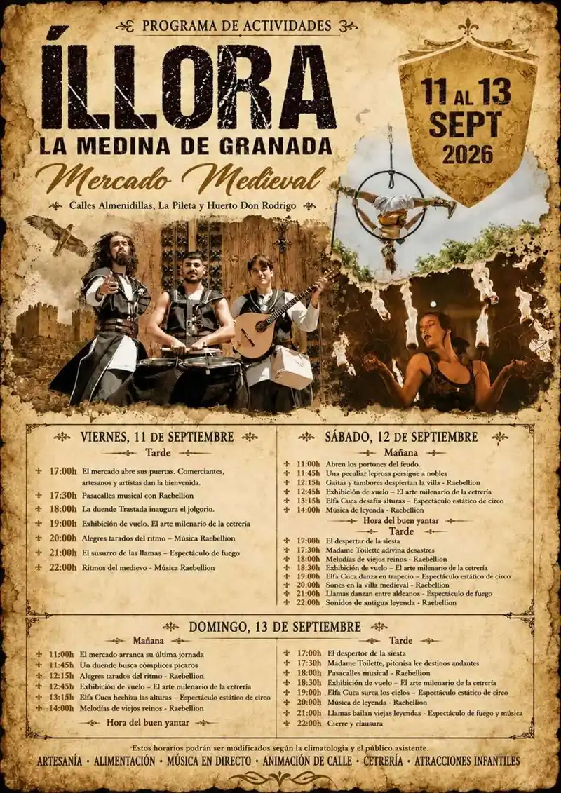 VI Mercado Medieval de Íllora (Granada) 2026