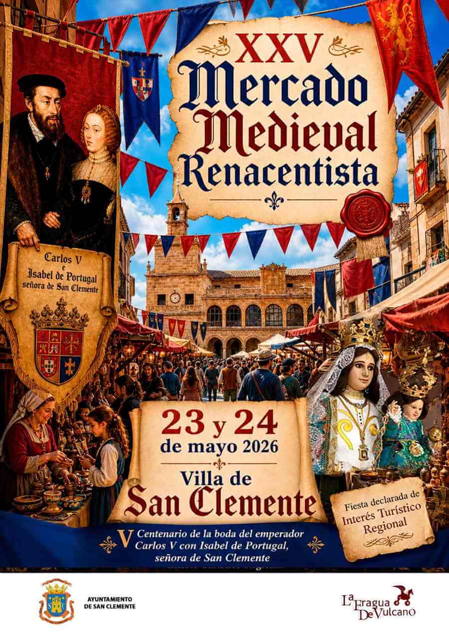 XXV Mercado Medieval-Renacentista Villa de San Clemente (Cuenca) 2026