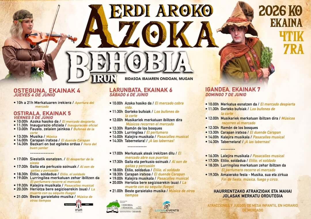 Mercado Medieval de Behobia, Irún (Gipuzkoa) 2026