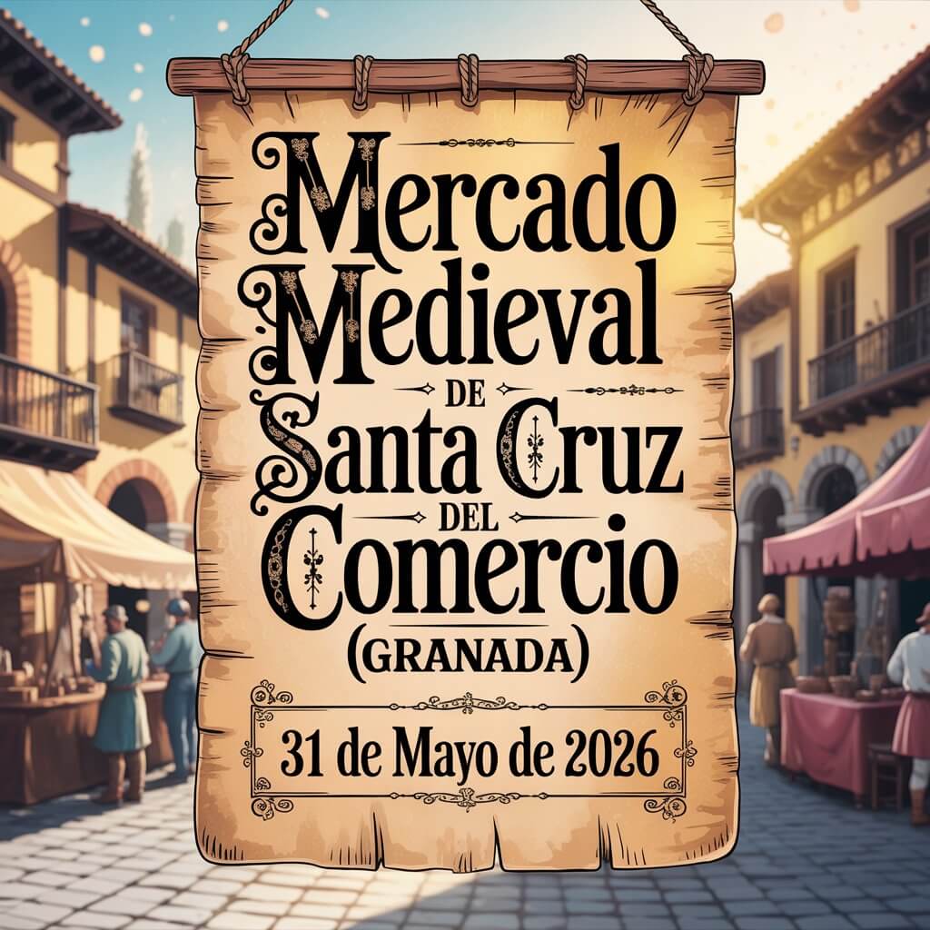 Mercado Medieval de Santa Cruz del Comercio (Granada) 2026