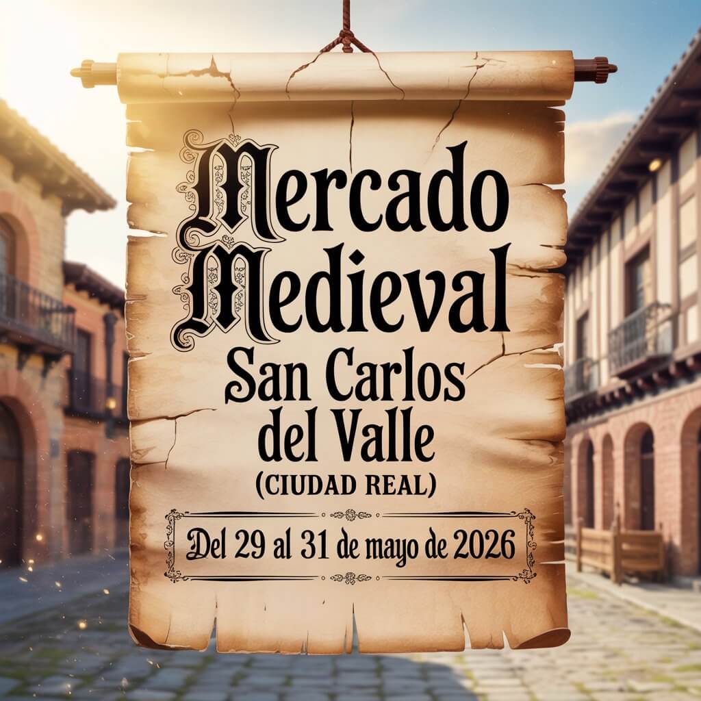 Mercado Medieval en San Carlos del Valle (Ciudad Real) 2026