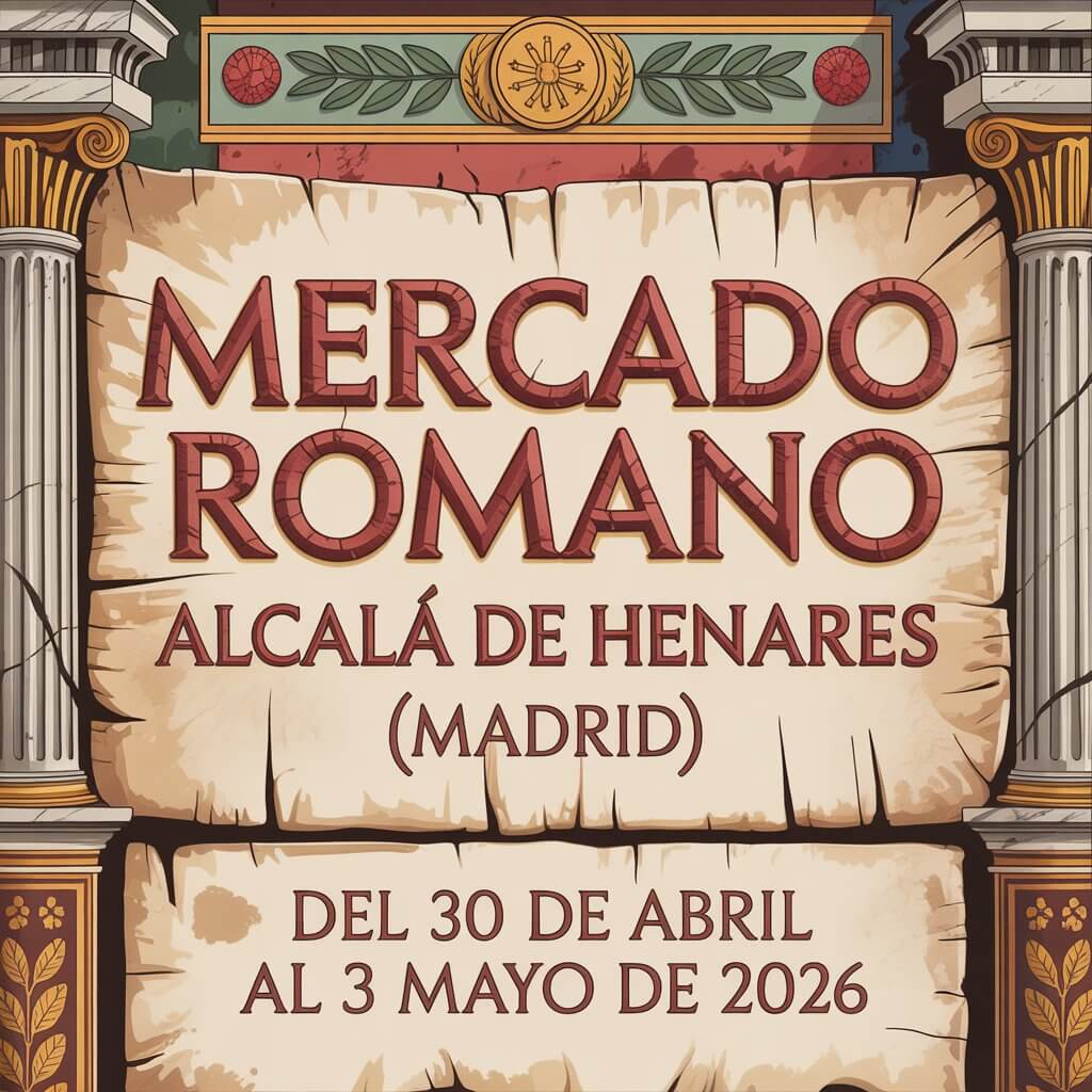 Mercado Romano en Alcalá de Henares (Madrid) 2026