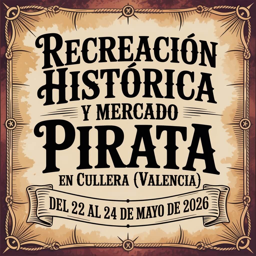Recreación Histórica y Mercado Pirata en Cullera (Valencia) 2026