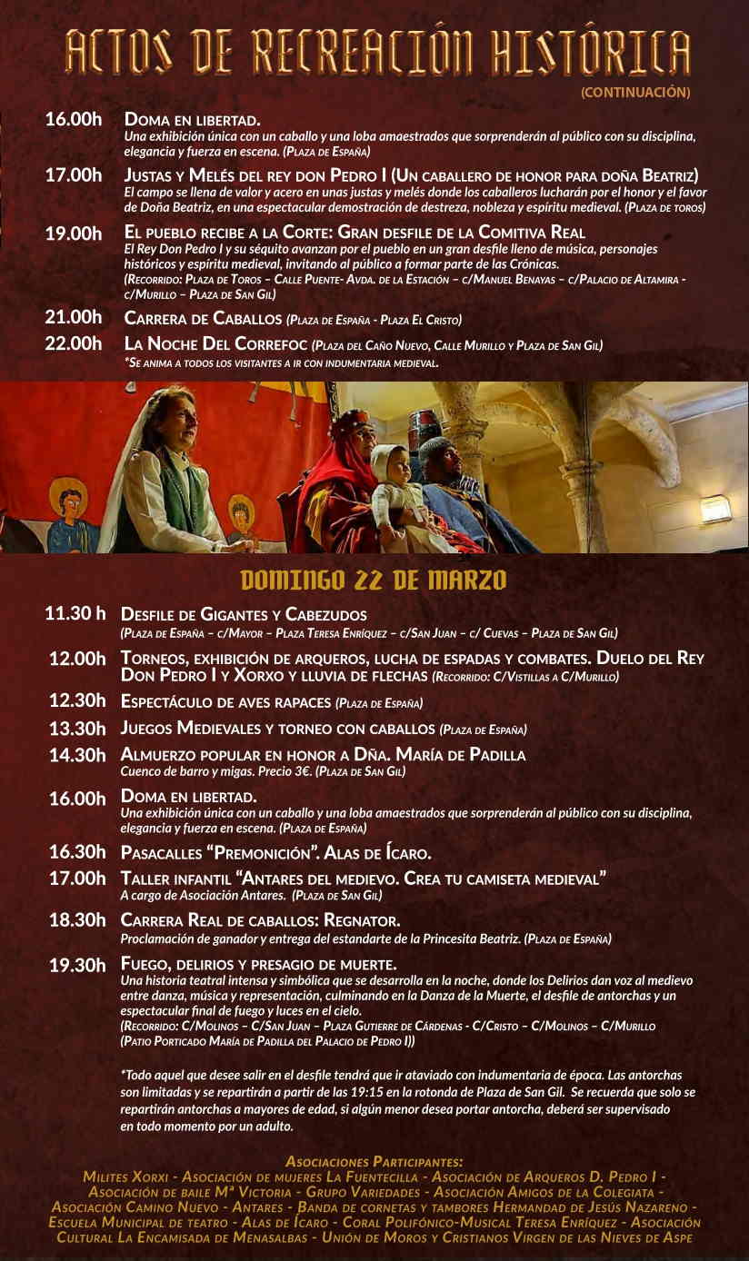 XIX Crónicas del Rey Don Pedro en Torrijos (Toledo) 2026