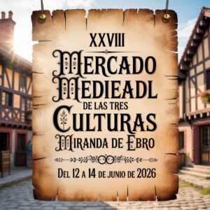 XXVIII Mercado Medieval de las Tres Culturas de Miranda de Ebro (Burgos) 2026