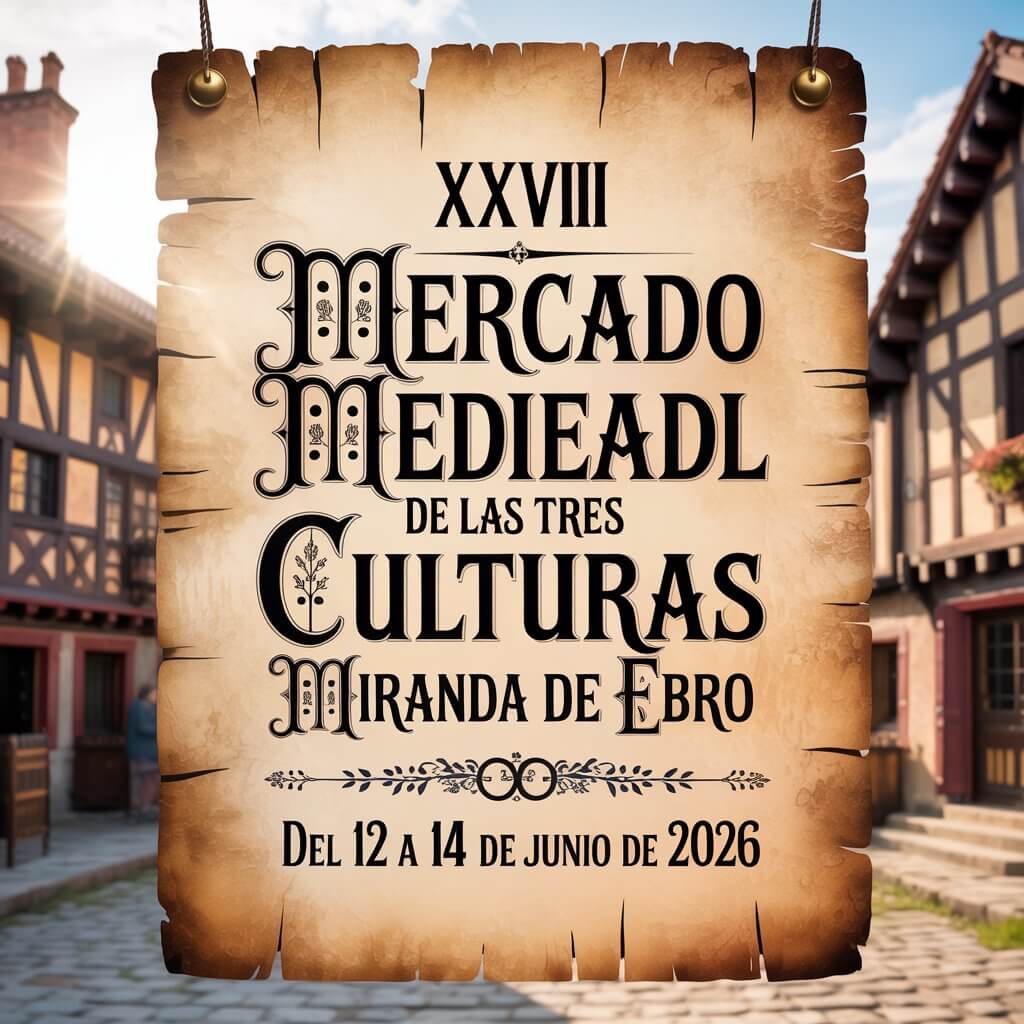 XXVIII Mercado Medieval de las Tres Culturas de Miranda de Ebro (Burgos) 2026