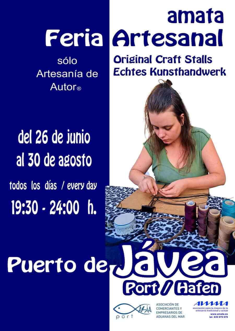 Feria de Verano con Arte y Artesanía de Autor® en Jávea (Alicante) 2026