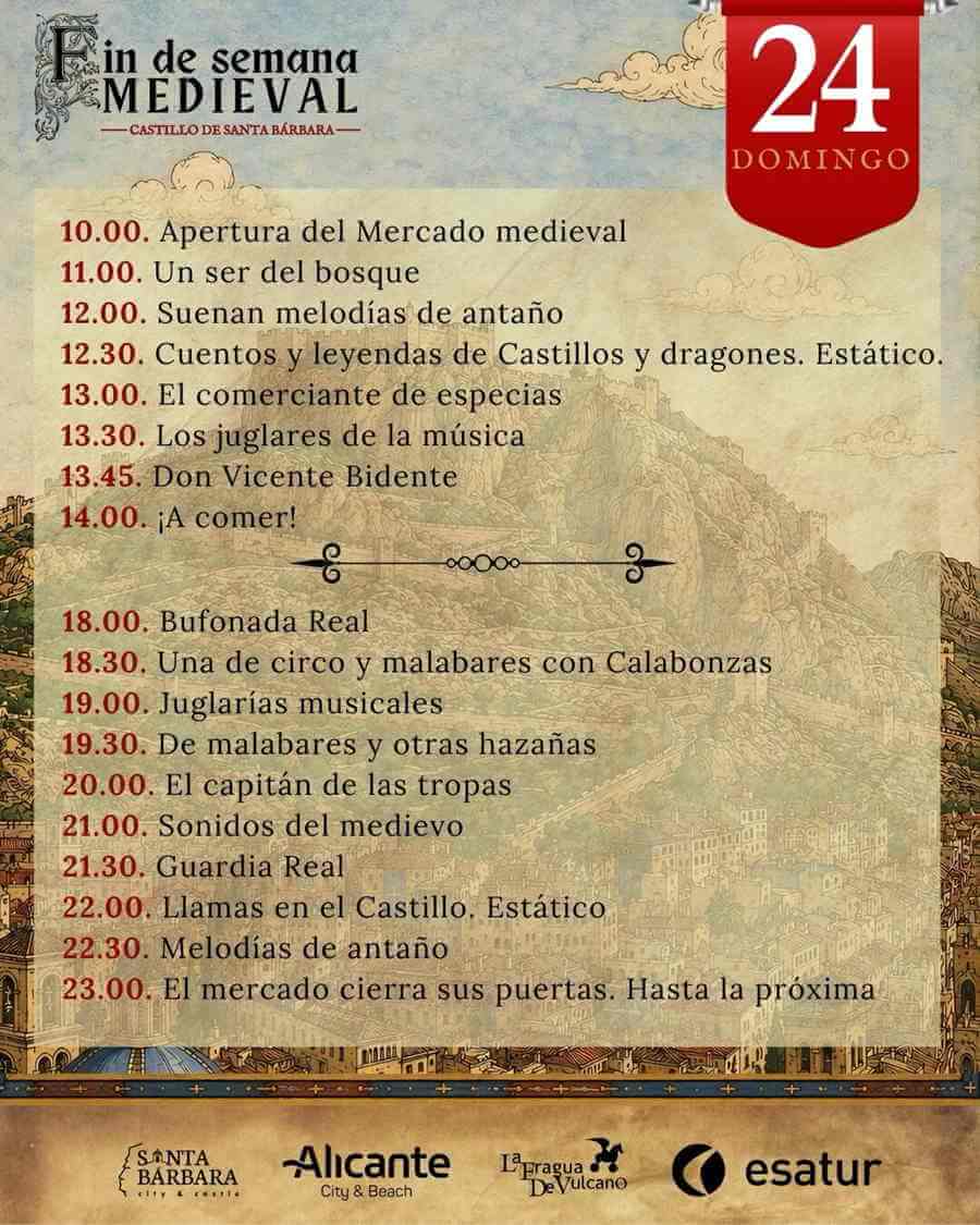 Mercado Medieval en el Castillo de Santa Bárbara (Alicante) 2026