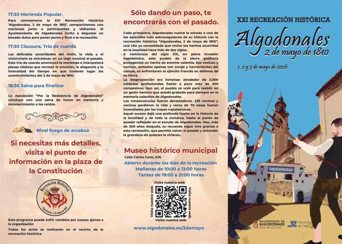 XXI Recreación Histórica "Algodonales, 2 de mayo de 1810"