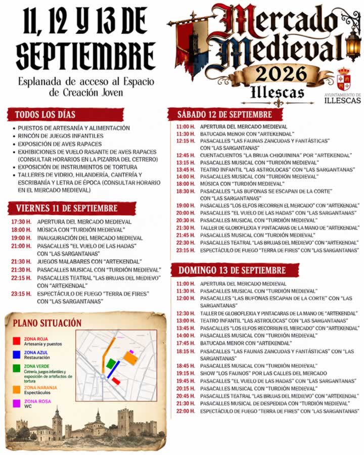 Mercado Medieval de Illescas (Toledo) 2026