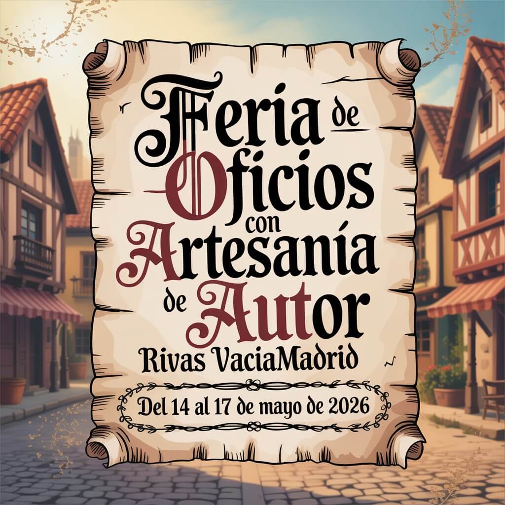 Feria de Oficios con Artesanía de Autor® en Rivas Vaciamadrid (Madrid) 2026