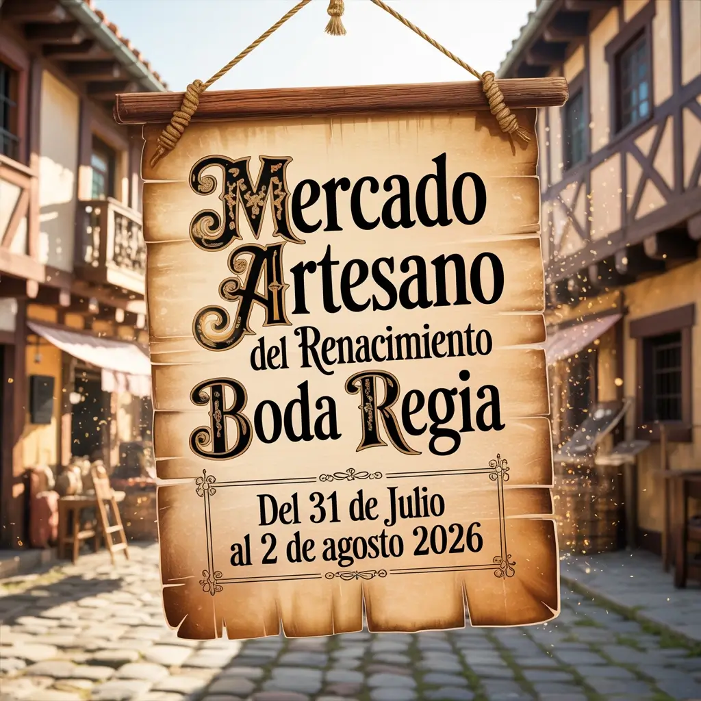 Mercado Artesano del Renacimiento Boda Regia 2026