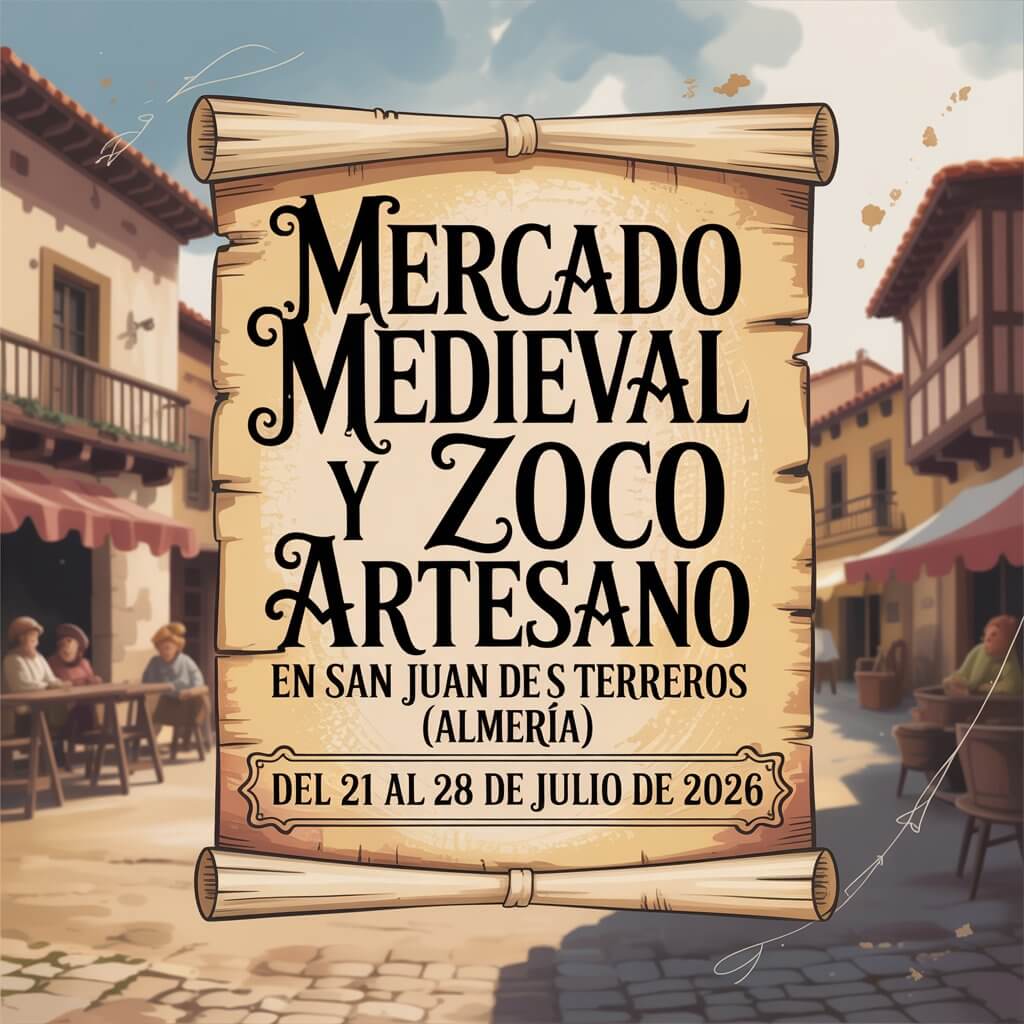 Mercado Medieval y Zoco Artesano en San Juan de los Terreros (Almería) 2026