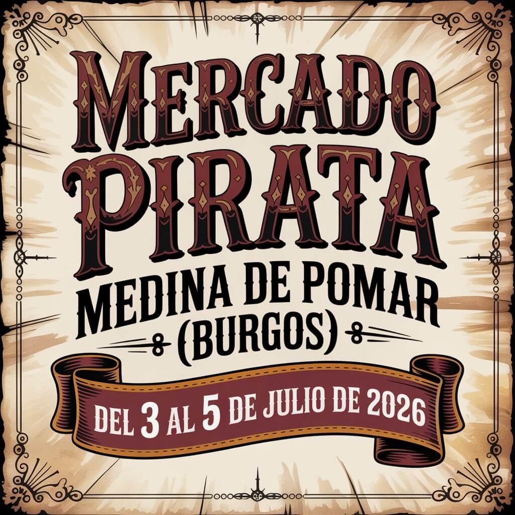 Mercado Pirata de Medina de Pomar (Burgos) 2026