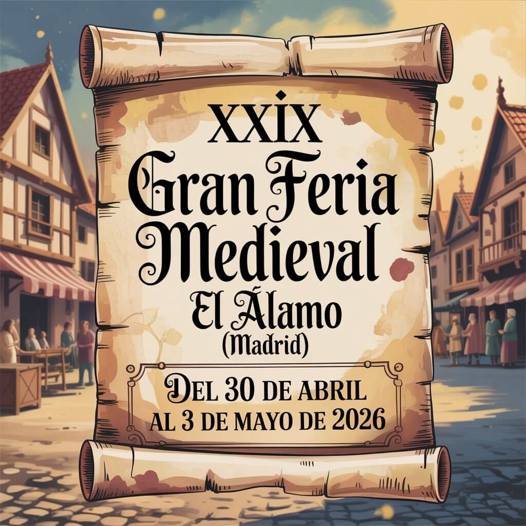 XXIX Gran Feria Medieval de El Álamo (Madrid) 2026
