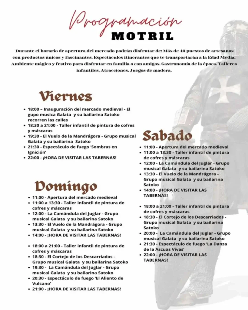 Mercado Medieval de Motril (Granada) 2026