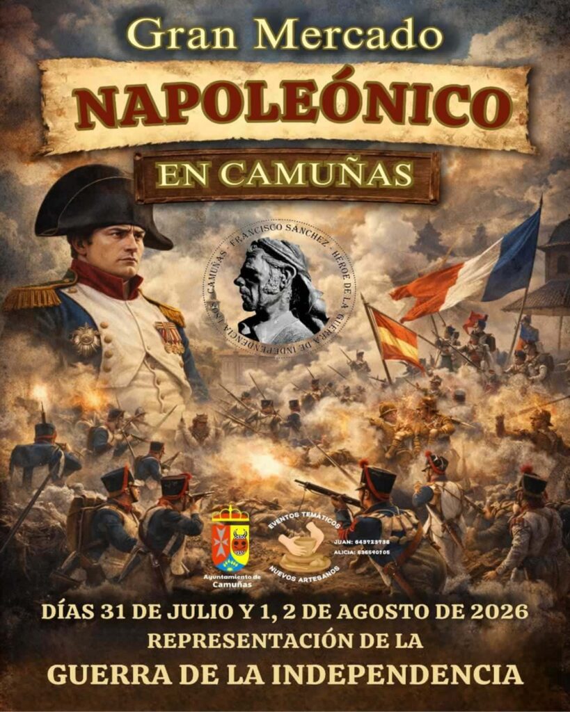 Gran Mercado Napoleónico en Camuñas (Toledo) 2026