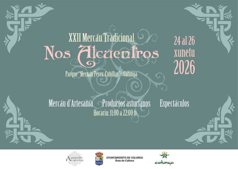 XXII Mercáu Tradicional Nos Alcuentros en Colunga (Asturias) 2026